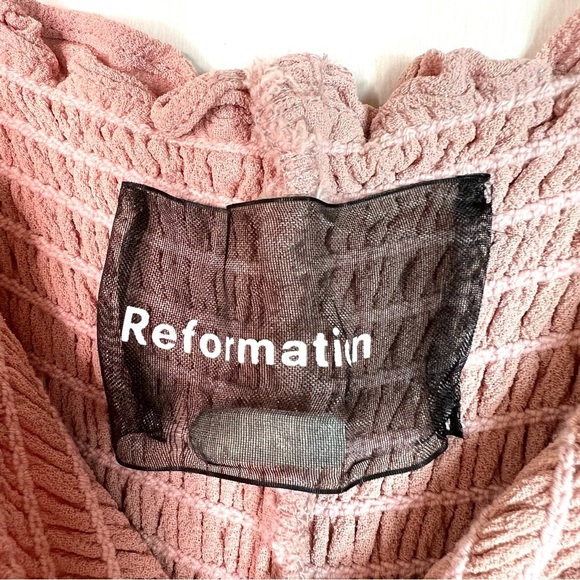 Reformation Ceylon Smocked Top Maxi Dress in Blush Pink Size XS - Picture 10 of 14